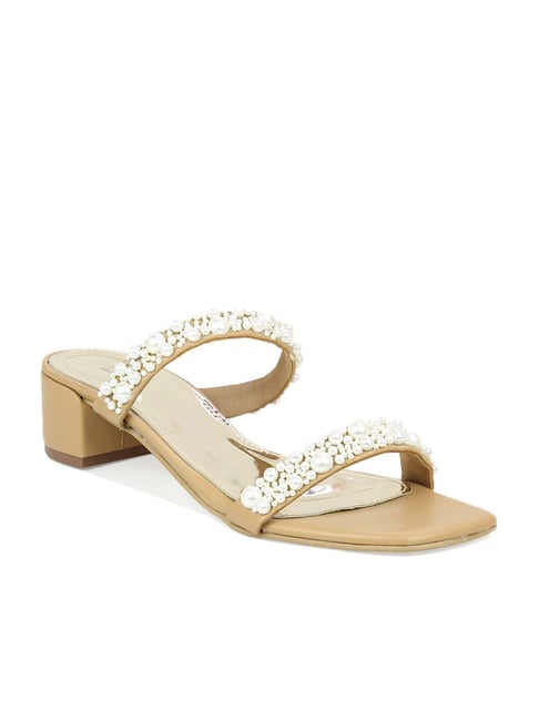 Inc.5 Women's Beige Ethnic Sandals Price in India