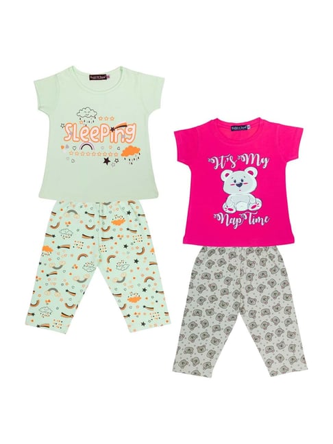 Buy Tiny Girl Kids Green Capri for Girls Clothing Online @ Tata CLiQ