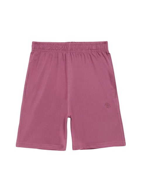 Chimprala Boys Pink Solid Shorts