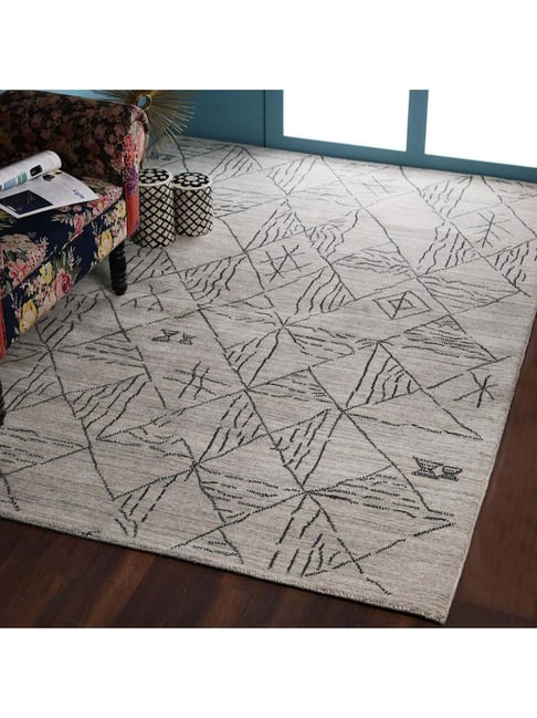 Pequra Grey Wool XL Carpet - Set of 1