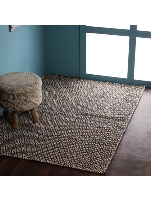 Pequra Brown & Beige Wool XL Carpet - Set of 1