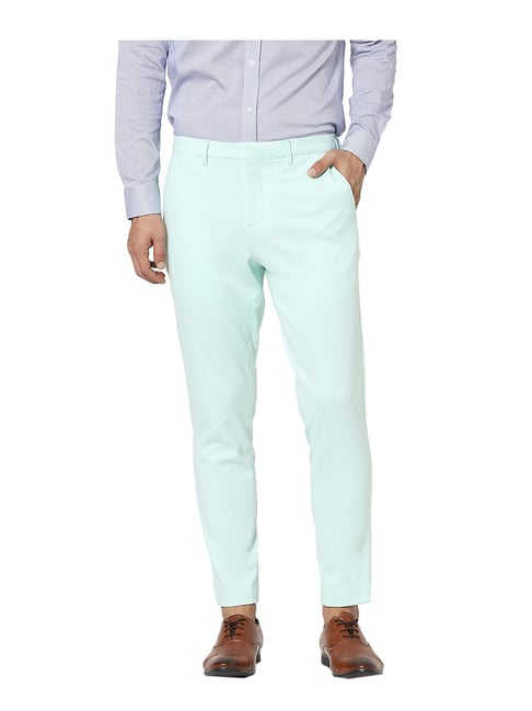 Jack & Jones Sea Green Slim Fit Trousers