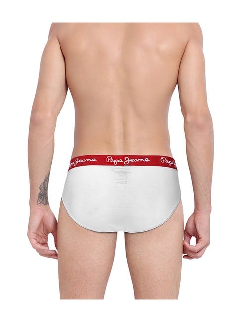 Buy Pepe Jeans London White Low Rise Brief for Men Online @ Tata CLiQ