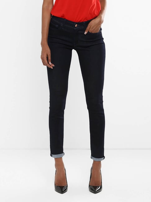 Buy Levi's Navy Skinny Fit Jeans for Women Online @ Tata CLiQ
