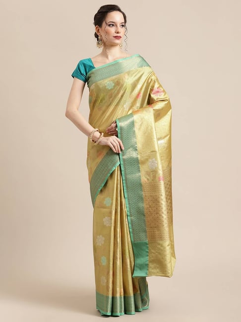 Banarasi Silk Works  Woven Saree with Blouse-picture-15