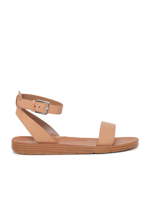 Buy Aldo Women's Brown Ankle Strap Sandals for Women at Best Price