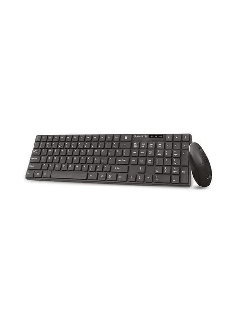 Amkette Primus V2 Wireless Keyboard & Mouse Combo - Black