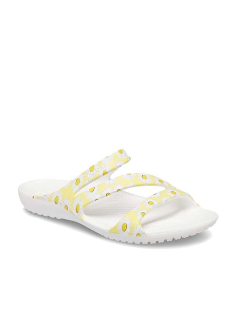 Crocs Women's Kadee Yellow Casual Sandals