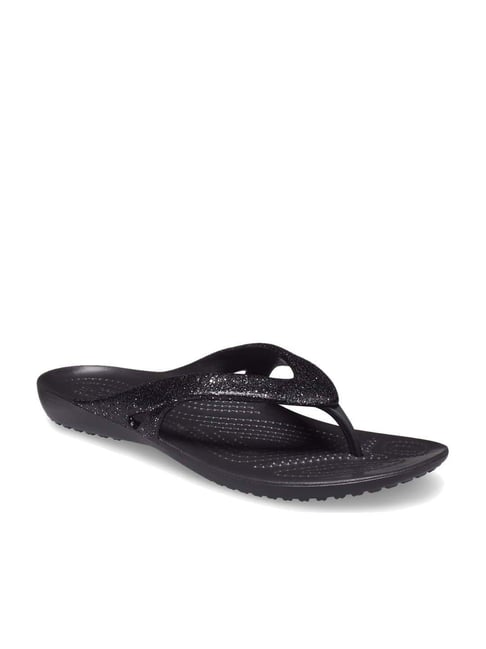 Crocs Women's Kadee Black Flip Flops