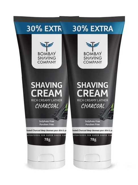Buy Bombay Shaving Company Charcoal Shaving Cream (78 gm x 2) Online At  Best Price @ Tata CLiQ