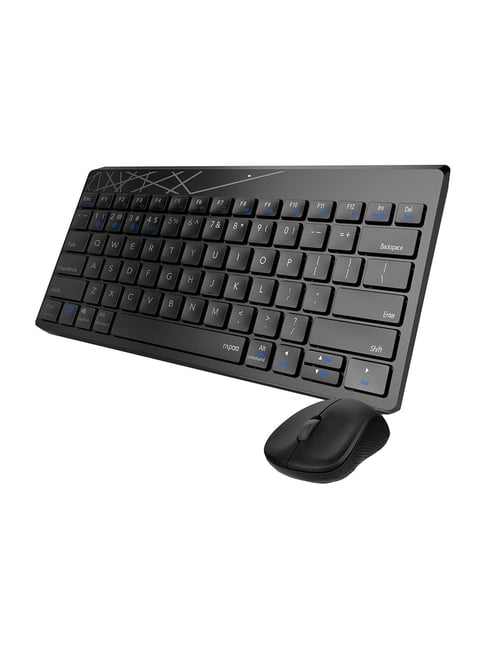 Rapoo 8000M Multimode Wireless Keyboard and Mouse Combo (Black)