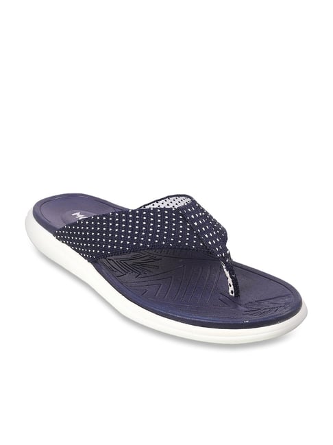 Women Navy Blue Thin Strap Design Flat Sandals, Fashion Canvas Thong Sandals  For Summer | SHEIN USA