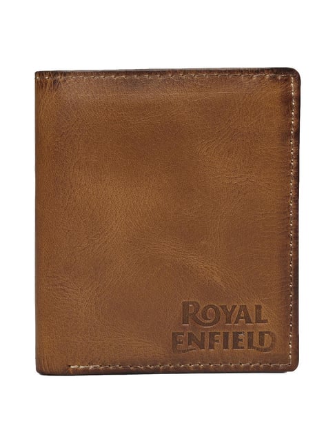 Royal Enfield Brown leather and denim billfold wallet rlcwah000005 at Rs  150 in Khammam