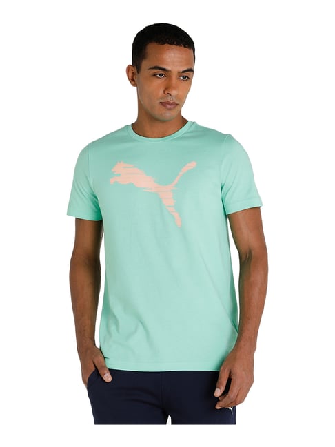 puma shirt green