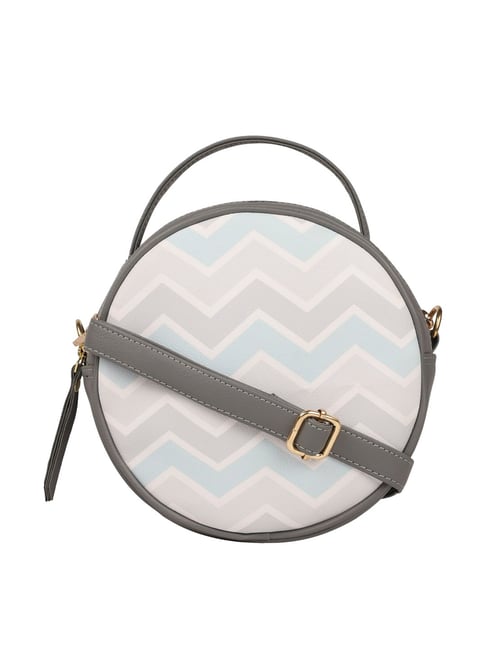 Bagsy Malone Grey Printed Medium Handbag-picture-41