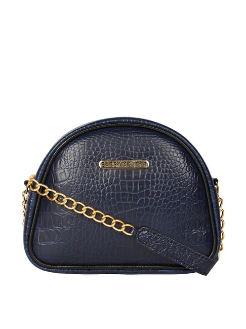 Blue Elegance | Bags | Blue Elegance Navy Studded Handbag | Poshmark