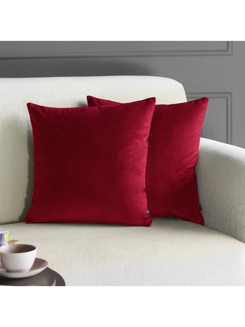 GM Red Cotton Cushion Cover - Set of 2-picture-28