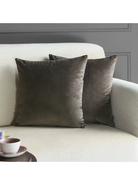 GM Brown Cotton Cushion Cover - Set of 2-picture-19