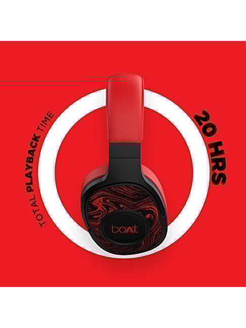 Rockerz 550 Boat Headphones Red Black Boat Rockerz 550 Super Extra