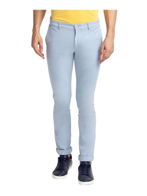 Buy Louis Philippe Blue Trousers Online  771967  Louis Philippe