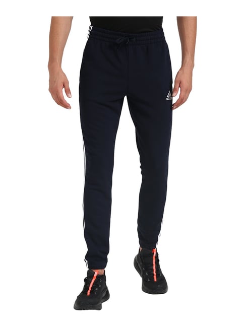 adidas Navy Cotton Trackpants-picture-15