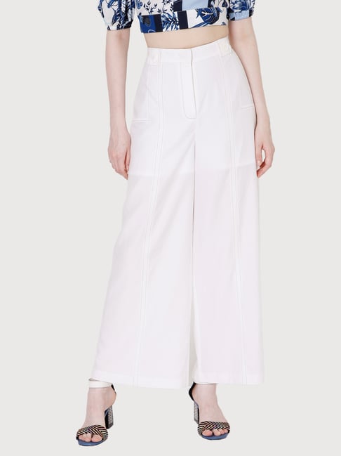 Vero Moda White Regular Fit Culottes