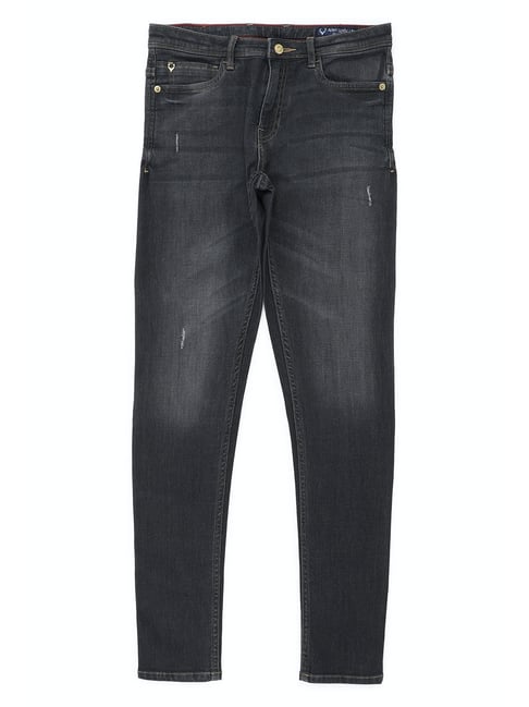 Allen Solly Junior Black Distressed Jeans