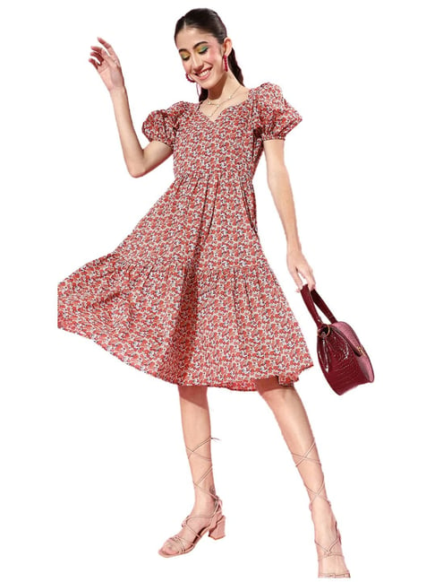Buy ULTRANICE Women's V-Neck Sleeveless Floral Summer Dress Swing Dress  Adjustable Spaghetti Straps Strap Dress Midi Dress Beach Dress with  Pockets, Floral-49, S at Amazon.in