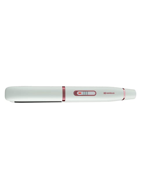 Havells HS4109 Corded Hair Straightener (White)