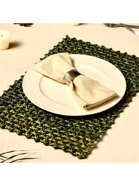 Unravel India Olive Sabai grass Placemat - Set of 2