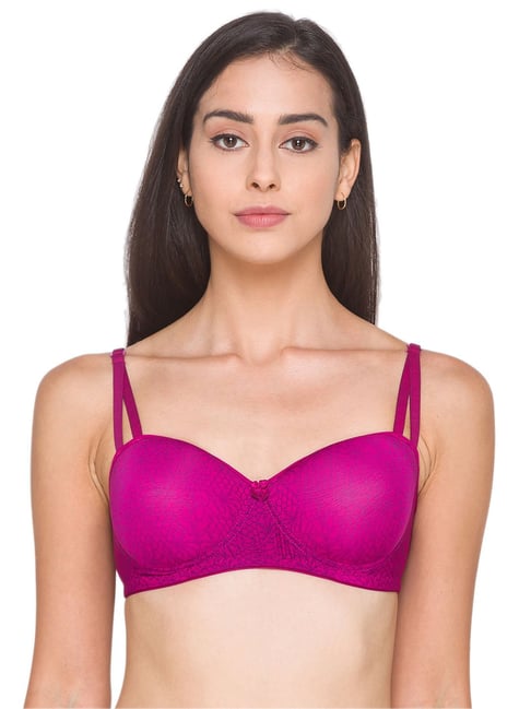 Buy Candyskin Purple Non Wired Padded Everyday Bra for Women