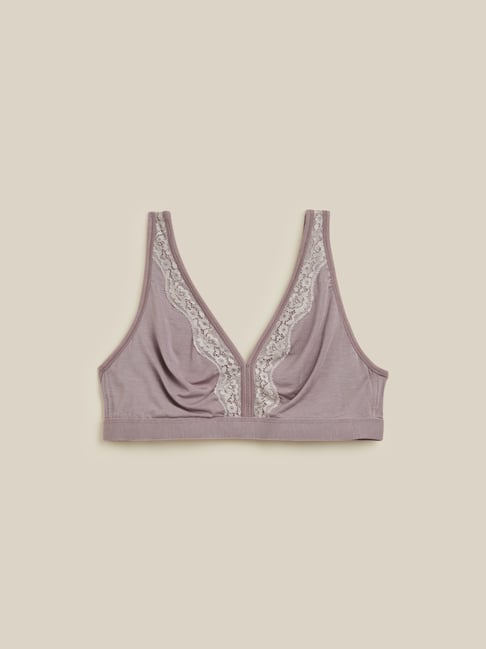 Wunderlove by Westside Taupe Non-Padded Non-Wired Bra Price in India