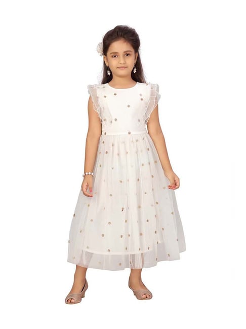 Buy Aarika Kids White Embellished Gown for Girls Clothing Online @ Tata CLiQ