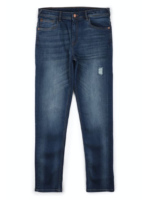 Allen Solly Junior Blue Distressed Jeans