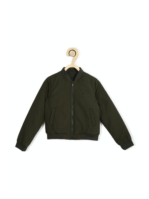 Allen Solly Junior Olive Solid Jacket