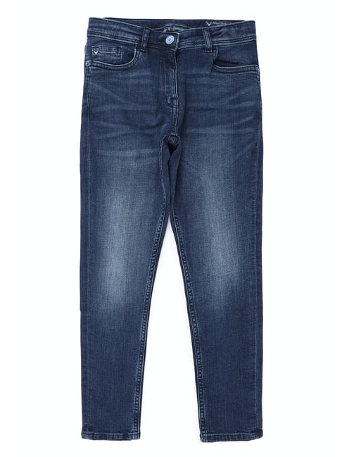 Allen Solly Junior Navy Washed Jeans