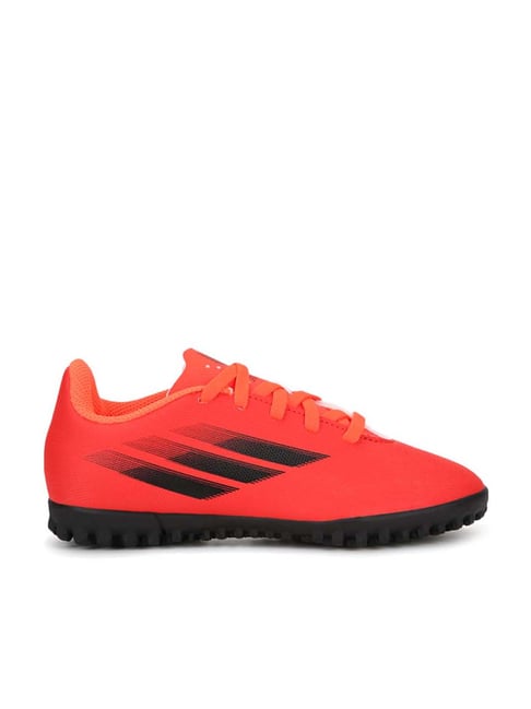 Adidas Kids X FLOW.4 TF J Red Football Shoes