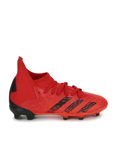 Adidas Kids PREDATOR FREAK .3 FG J Red Football Shoes