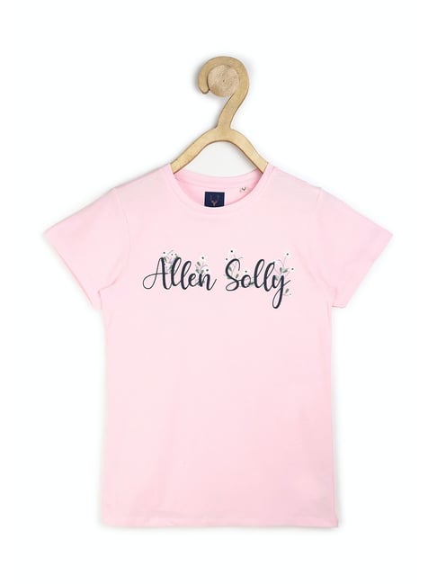 Allen Solly Junior Pink Printed T-Shirt