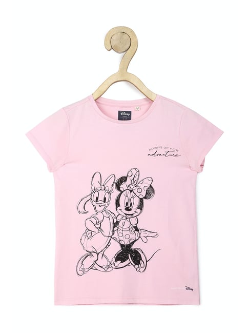 Allen Solly Junior Pink Printed T-Shirt