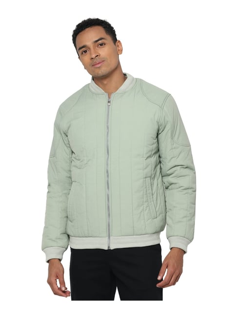 Allen Solly Green Quilted Jacket