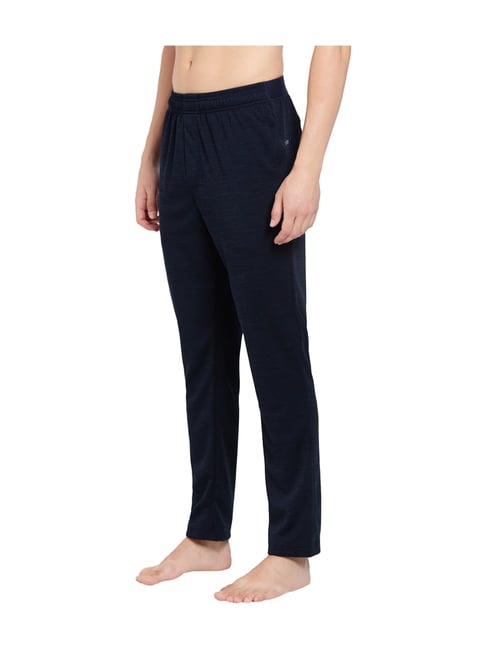 Buy Jockey Blue Slim Fit Mid Rise Track Pants for Men Online @ Tata CLiQ