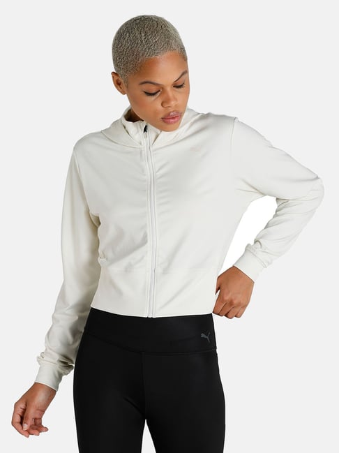 The North Face Reign On waterproof jacket in off white | ASOS