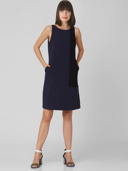 Vero Moda Navy Shift Dress