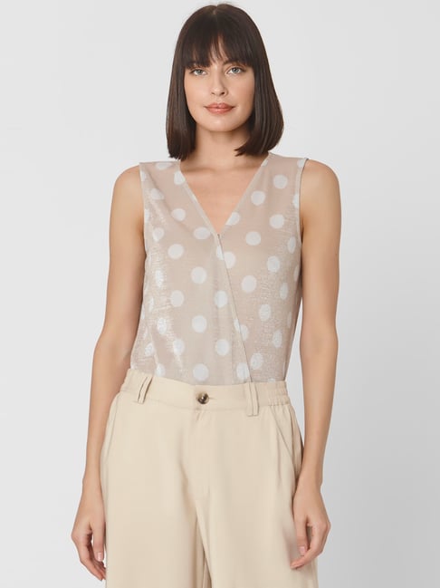 vero moda polka dot top