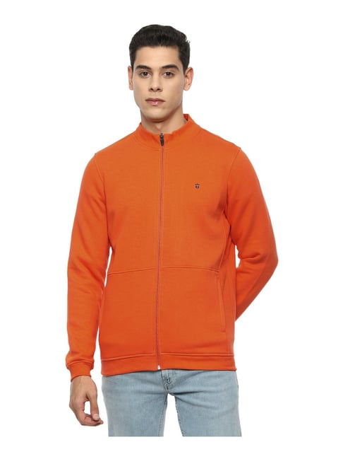 Louis Philippe Orange Regular Fit Sweatshirt-picture-33