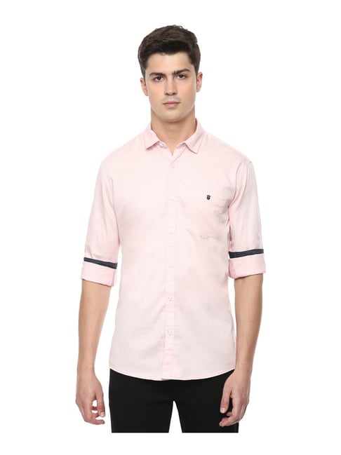 louis philippe pink shirt