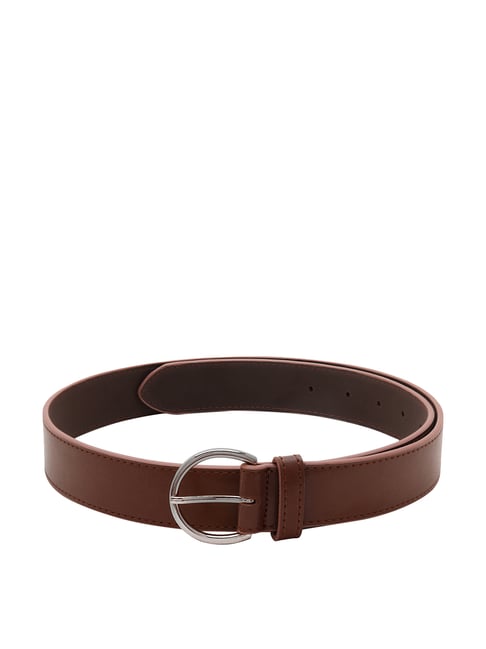 Buy Da Milano Brn/blk Genuine Leather Women's Belt for Women Online @ Tata  CLiQ Luxury