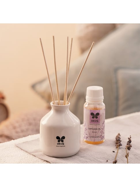 IRIS Purple Lavender Reed Diffuser Set