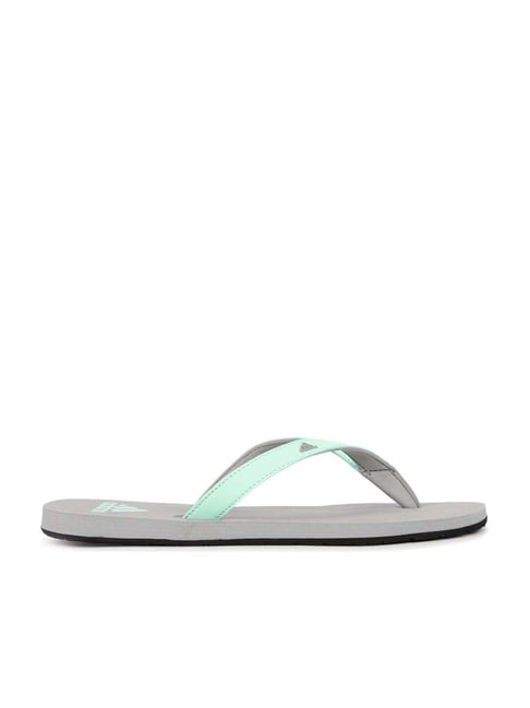 Adidas Women's EEZAY 2018 Mint Green & Grey Flip Flops